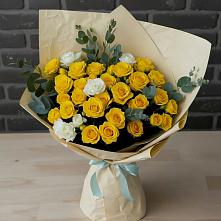 Букет цветов из:  Розы #REPLACE_PRED# Щелкане