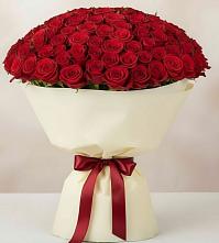 Букет 101 Красная роза Милано в Щелкане