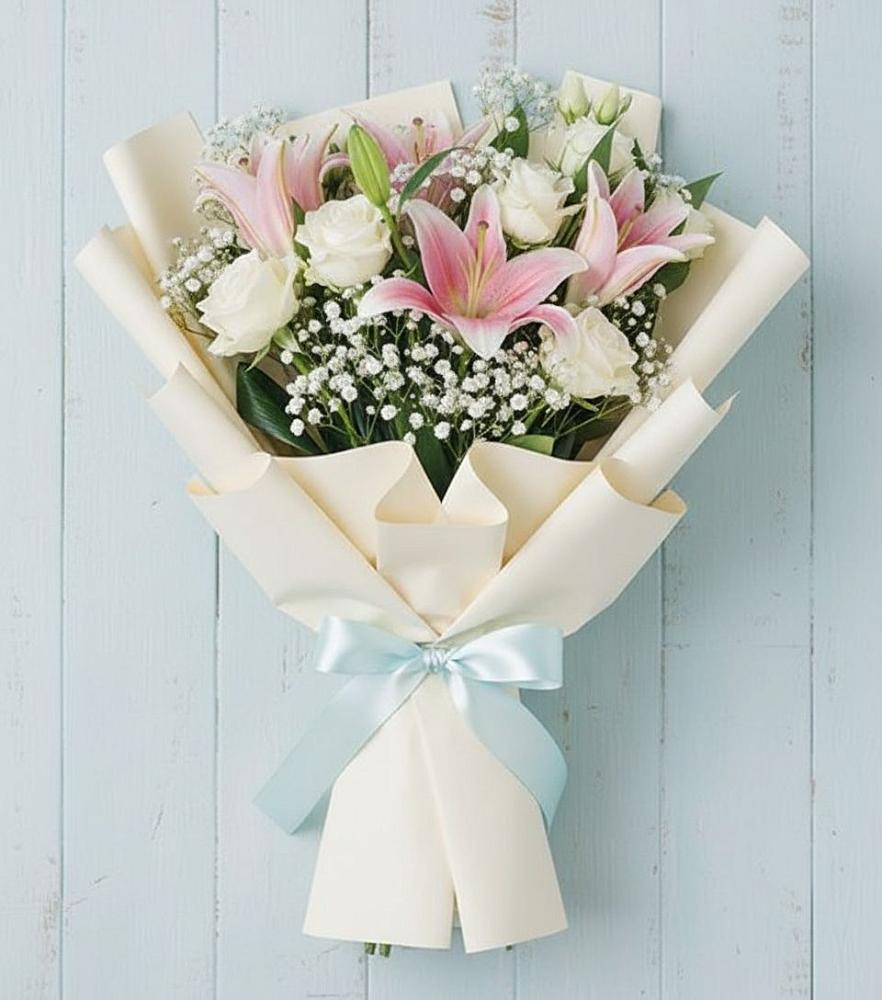 Букет цветов из: Лилии в Щелкане