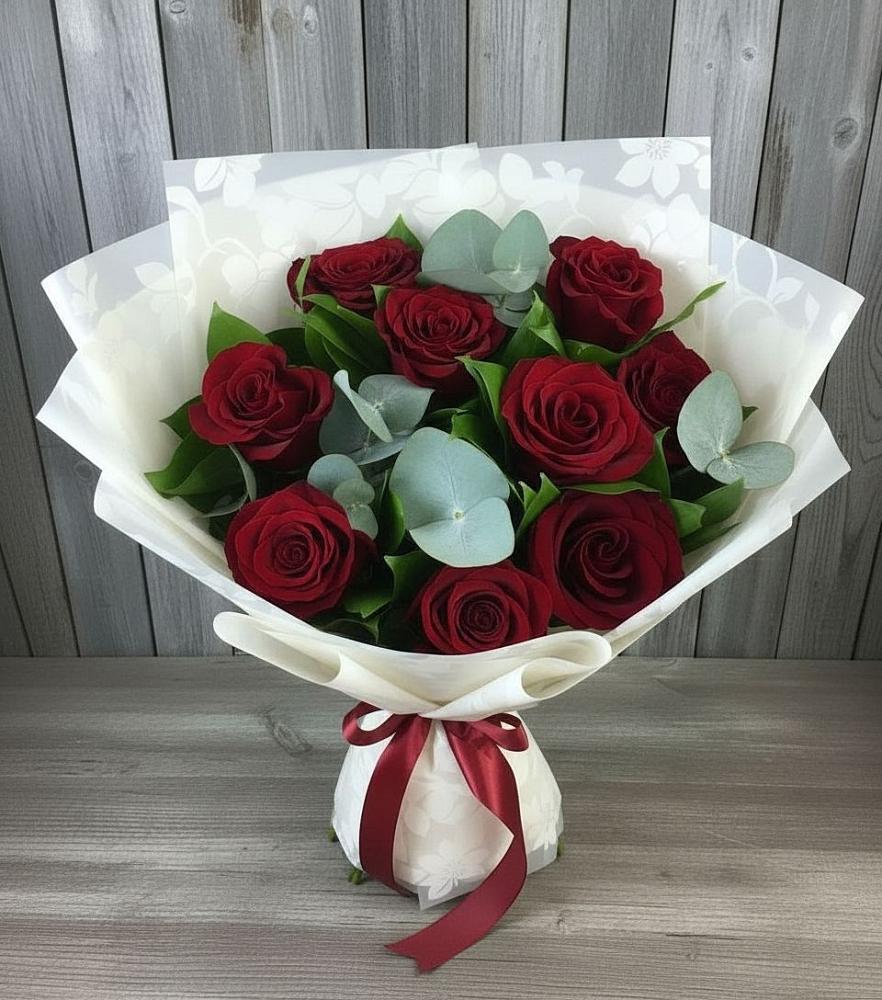 Букет цветов из: Розы в Щелкане