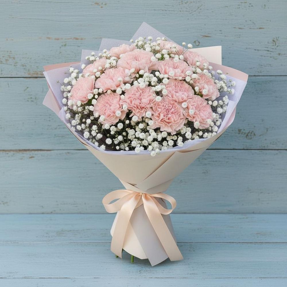 Букет цветов из: Гвоздики в Щелкане