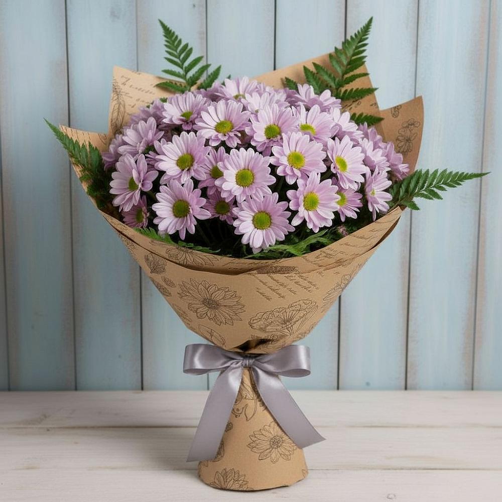 Букет цветов из: Хризантемы в Щелкане