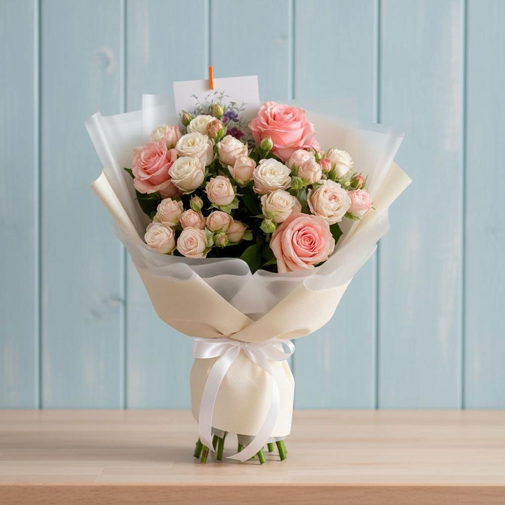 Букет цветов из: Розы в Щелкане