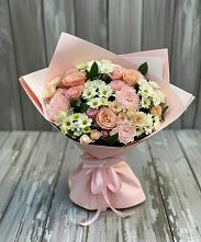 Букет цветов из:  Гвоздики, Розы и Хризантемы в Щелкане