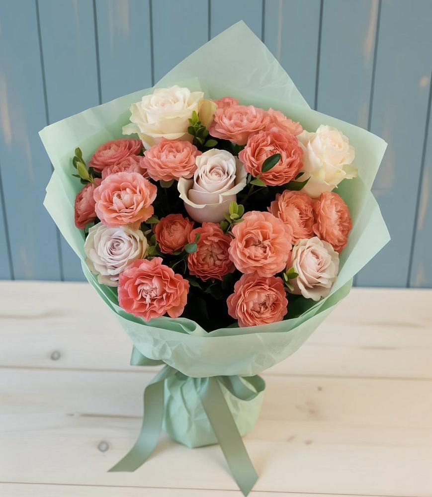 Букет цветов из: Розы в Щелкане