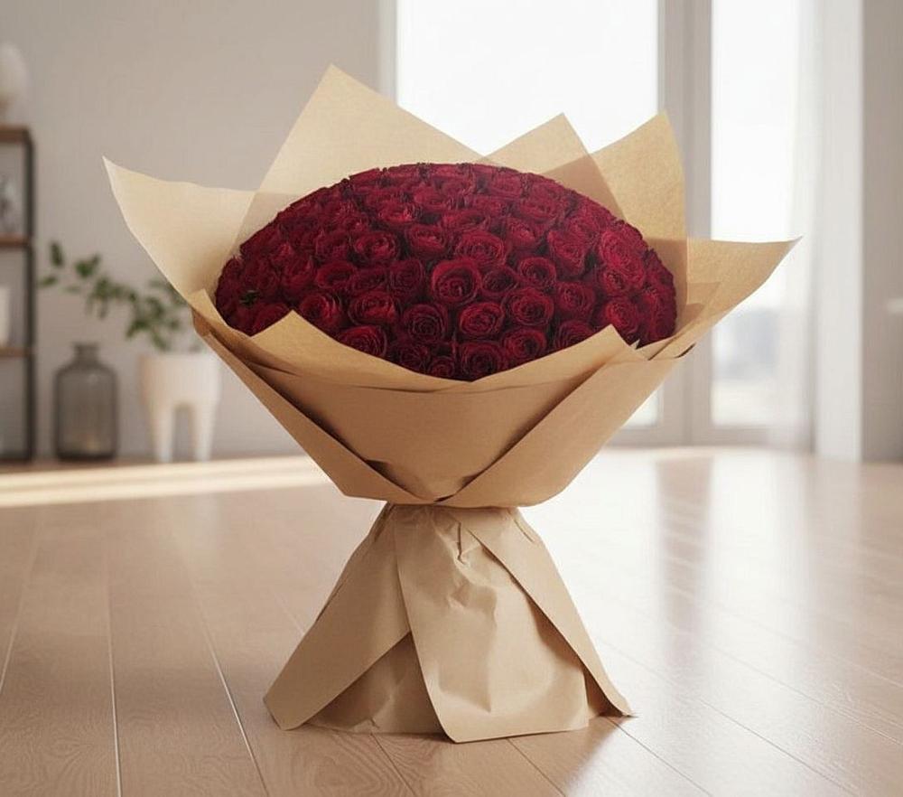 Букет 101 Красная роза в Щелкане