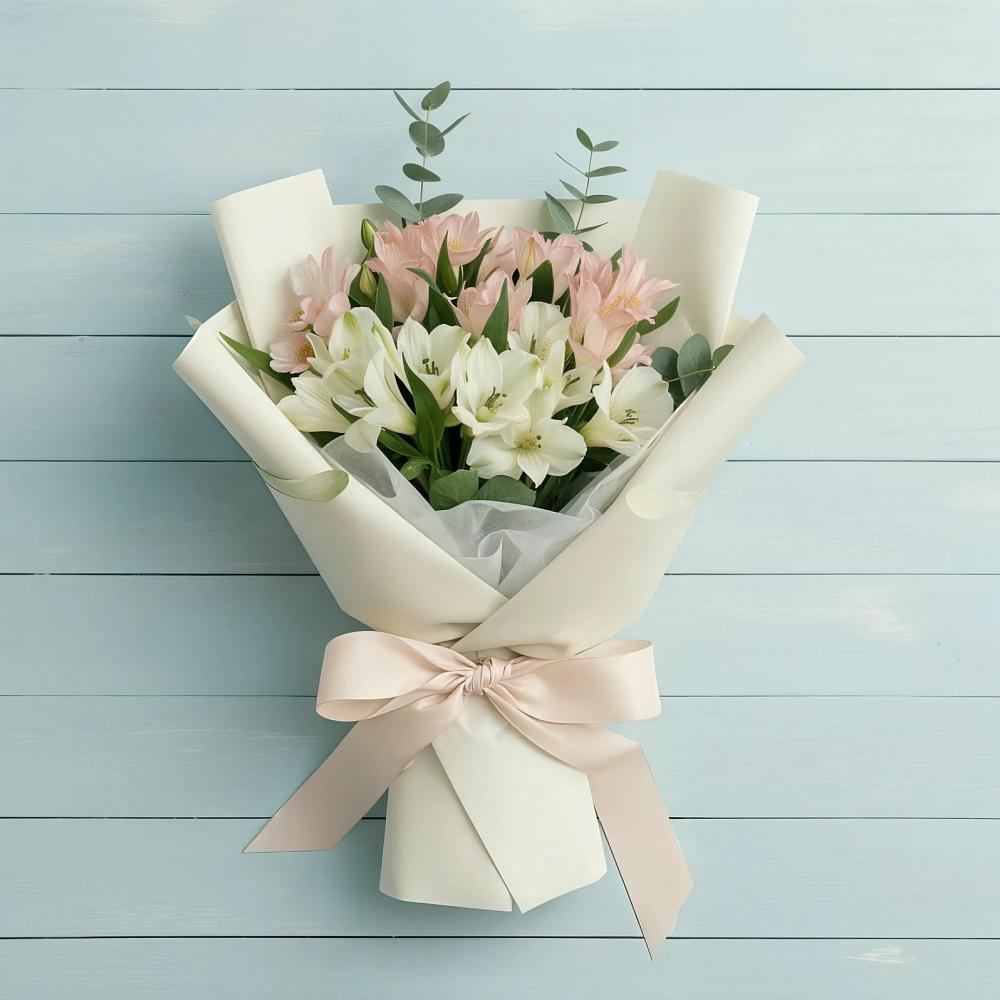 Букет цветов из: Альстромерии в Щелкане