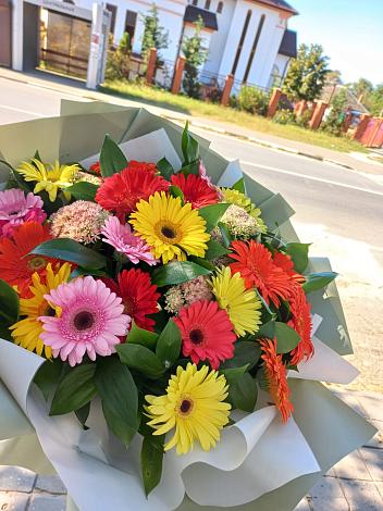 Букет цветов из: Герберы в Щелкане
