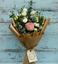Букет цветов из:  Розы и Лизиантусы #REPLACE_PRED# Щелкане